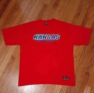 Vintage Kansas Jayhawks Embroidered Pro Player EUC